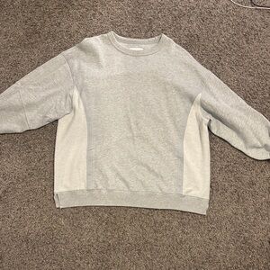 Aerie Light Gray Women's Crew Neck Sweater